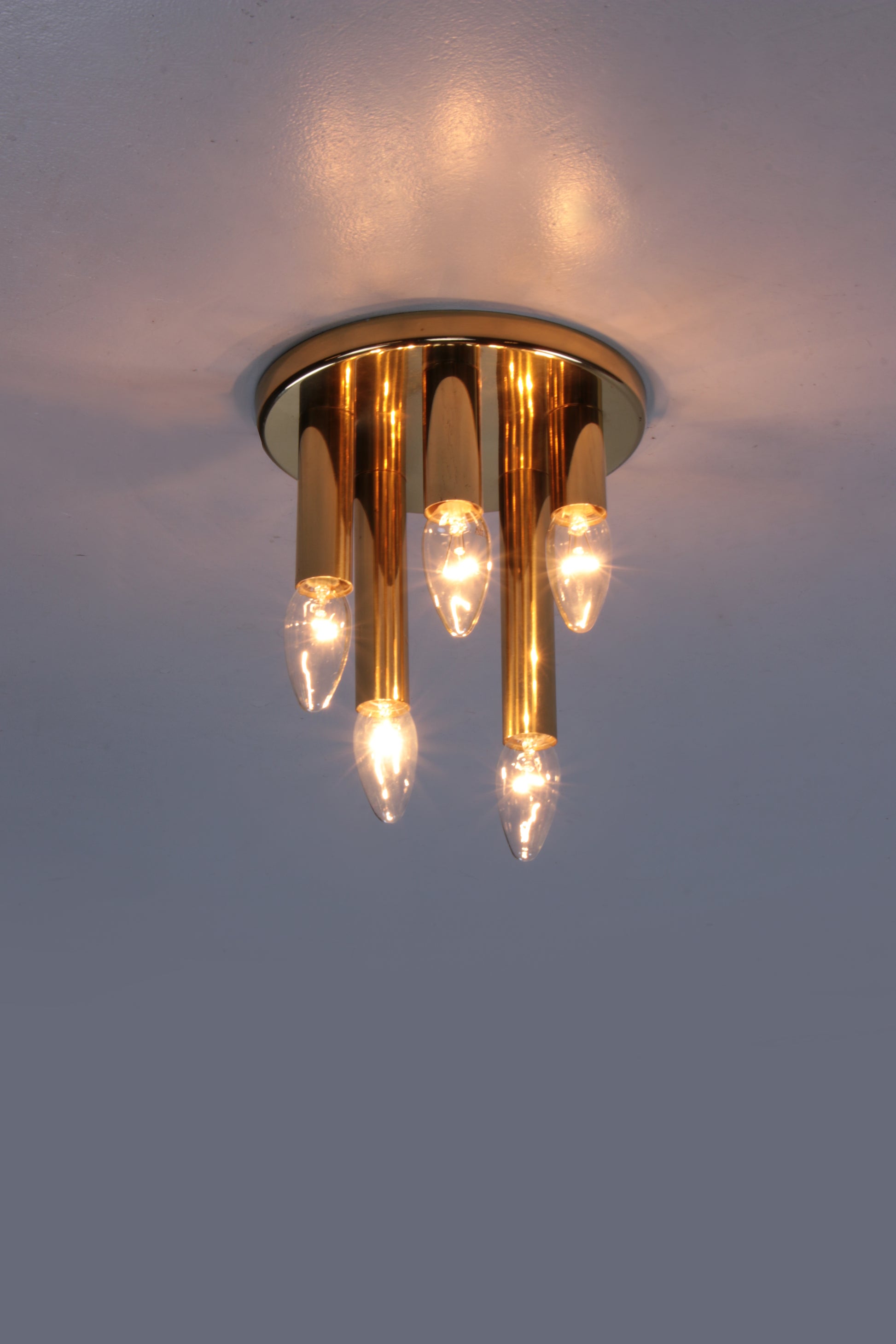 Plafondlamp van Sciolari gemaakt door Boulanger,1970 Belgie