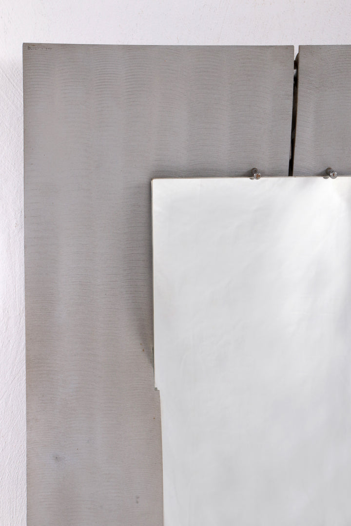 Grote wandspiegel ontwerp van Lorenzo Burchiellaro 1970,Italie