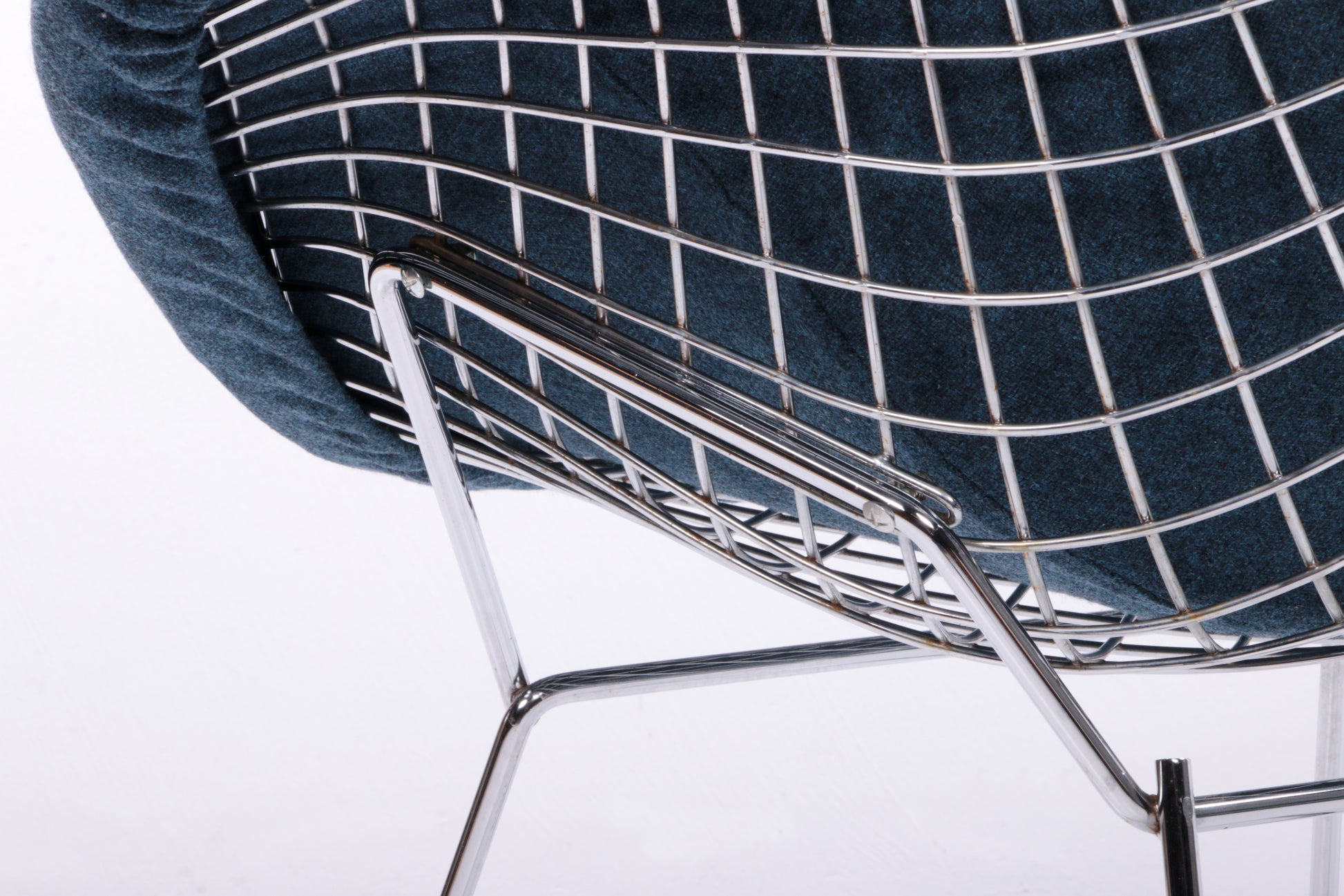Design Harry Bertoia voor Knoll, Model Diamond Longe Chair,1970s