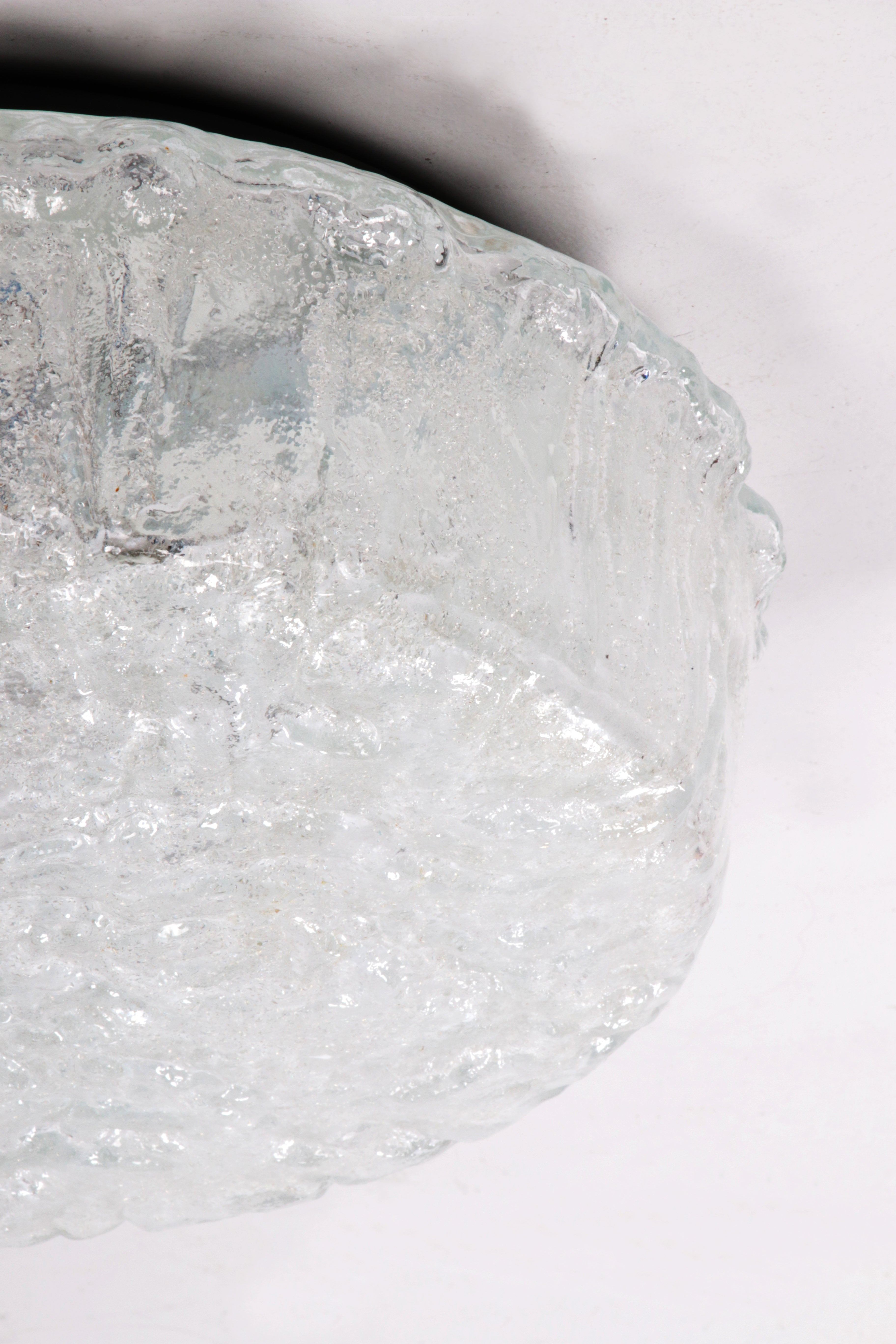 Duitse vintage ronde plafondlamp of wandlamp van Kaiser Idell, 1960s