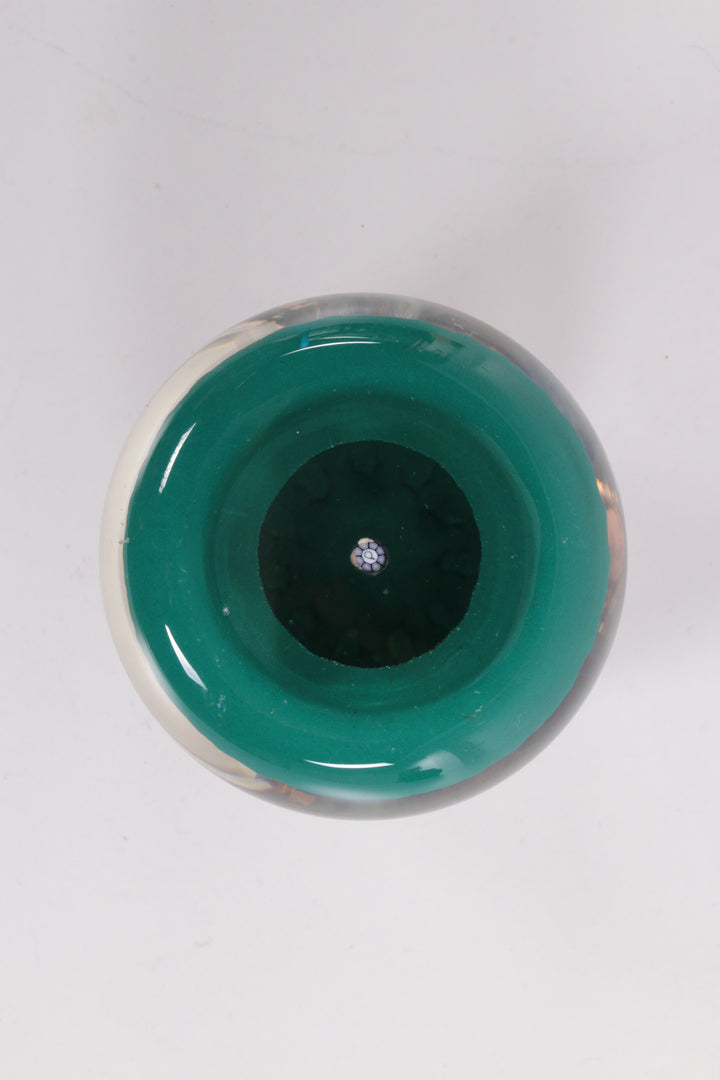 John Deacons presse-papiers millefiori met radiale twist,1975