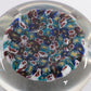 Millefleur Murano Paperweight with Beautiful Flowers