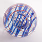 Glass Round Ball Paperweight Signed with O Horn, 1960