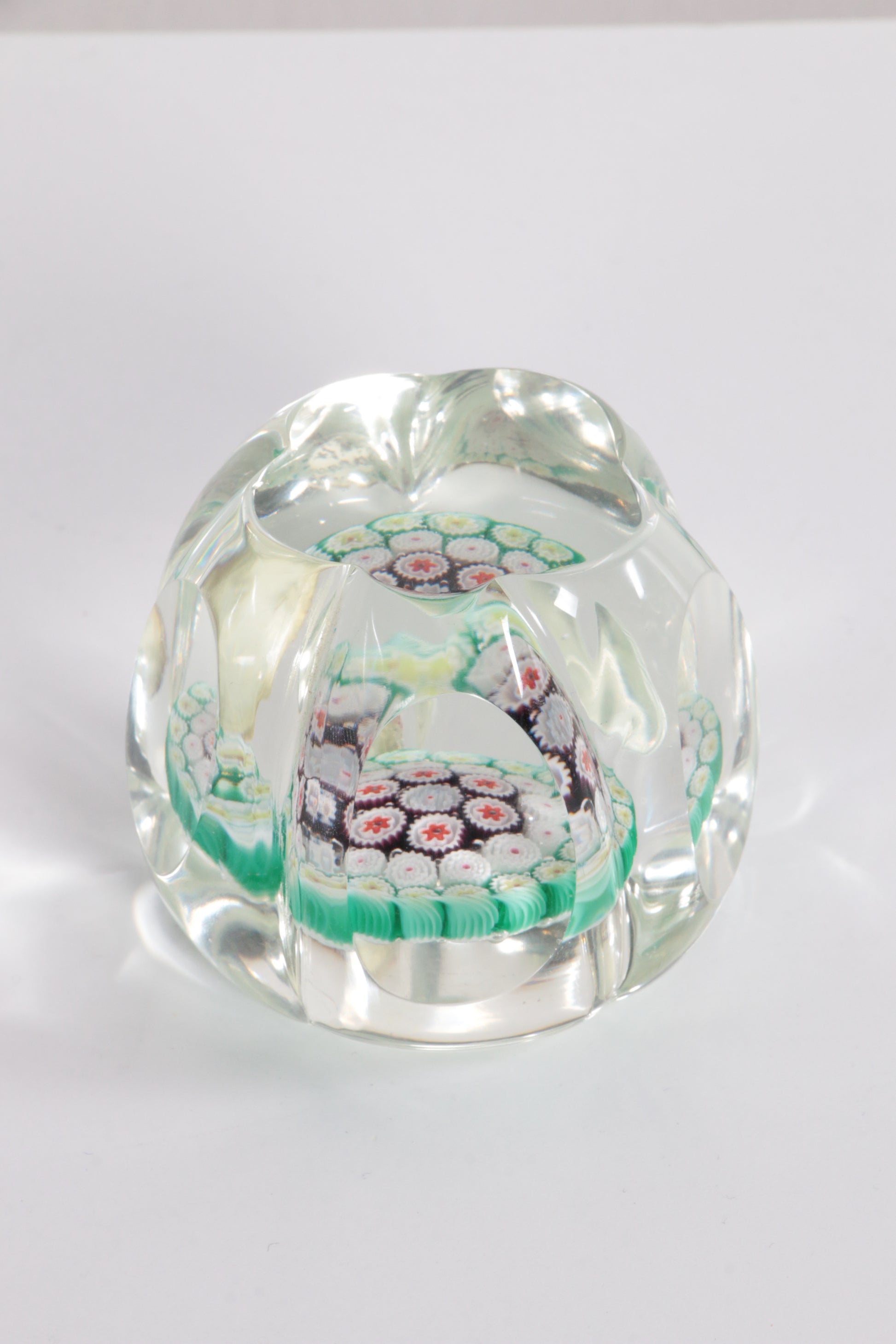 Paperweight bloemmodel Murano 1960 italie