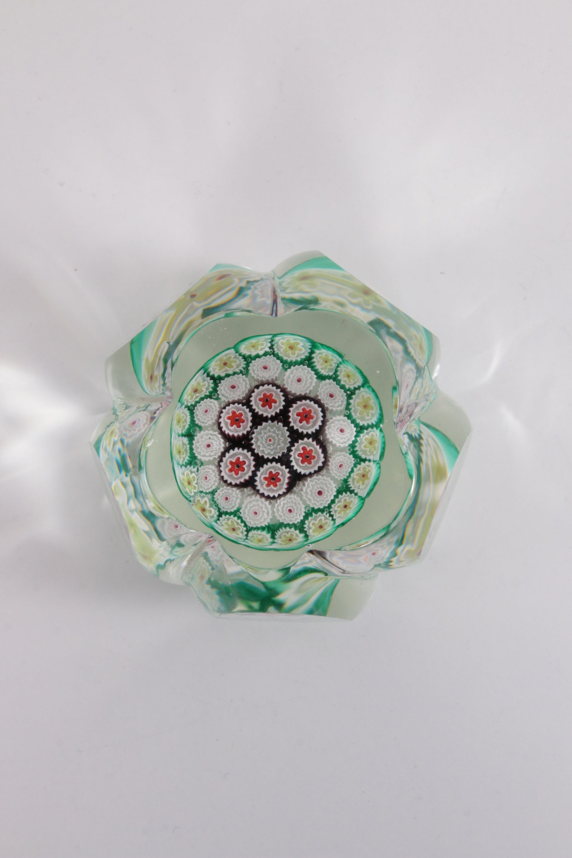 Paperweight bloemmodel Murano 1960 italie