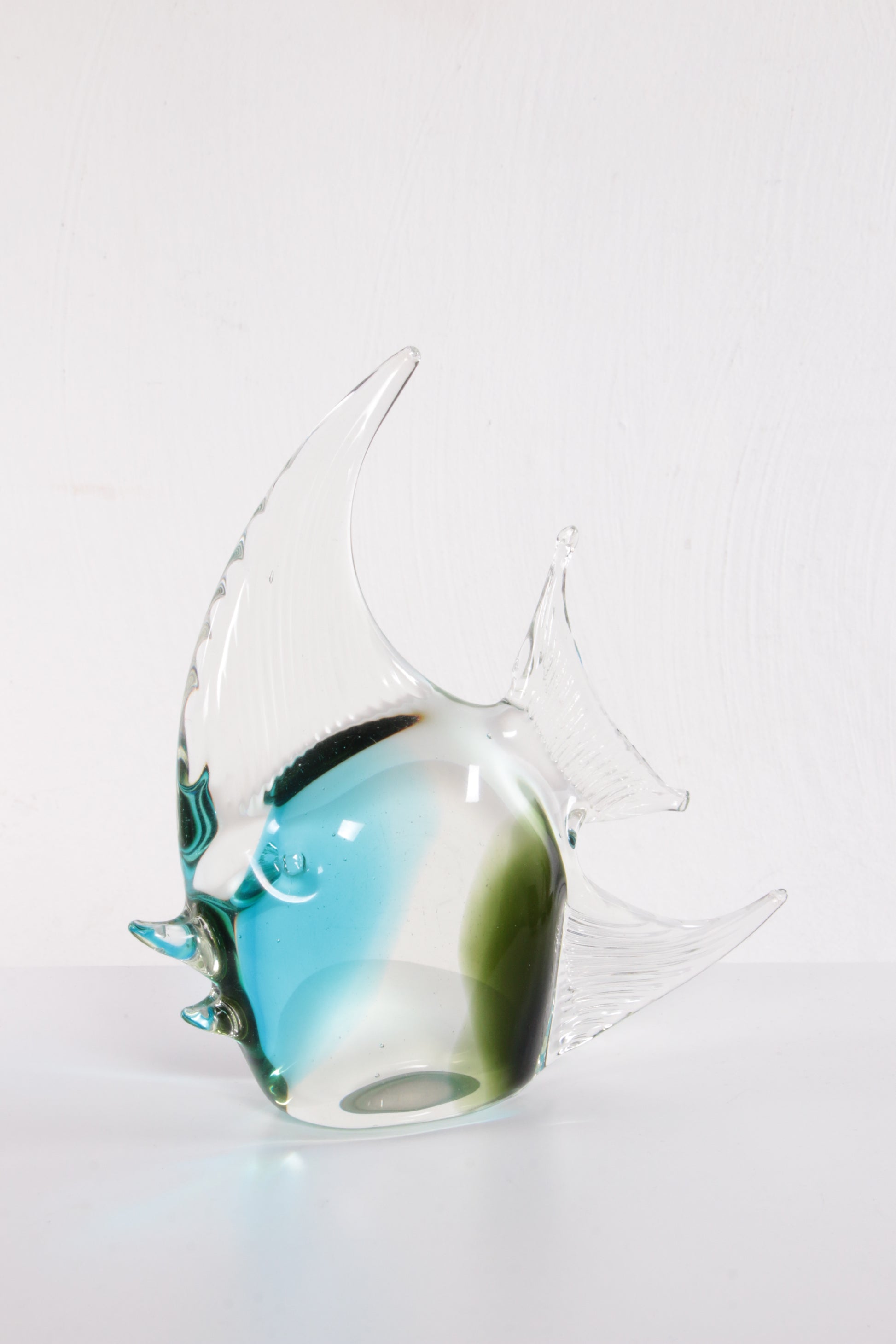Modern Italiaans murano glas vis ontwerp V.Nason 1970,Italie