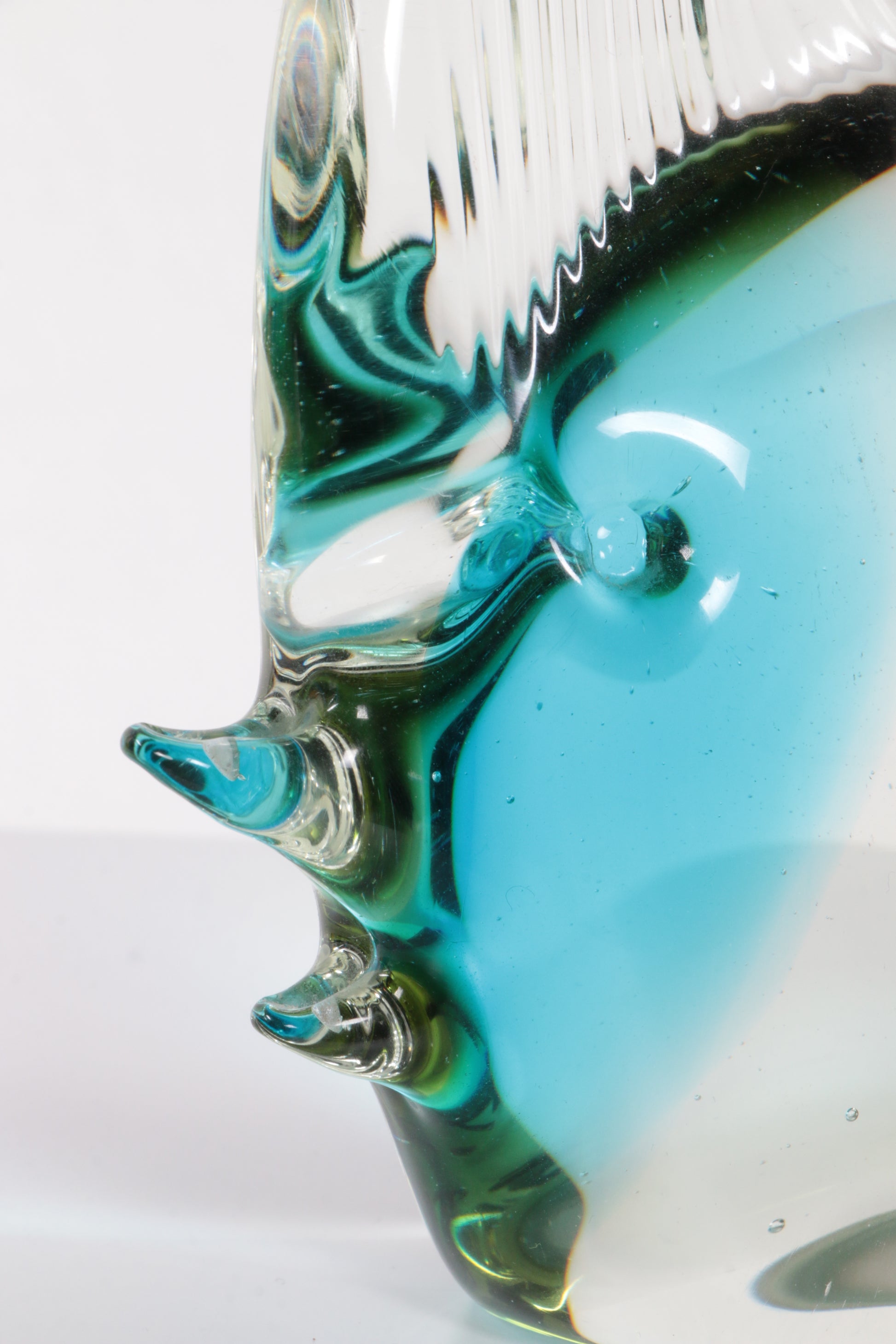 Modern Italiaans murano glas vis ontwerp V.Nason 1970,Italie