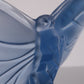 Glazen Blauwe vlinder Lalique 1980 frankrijk.