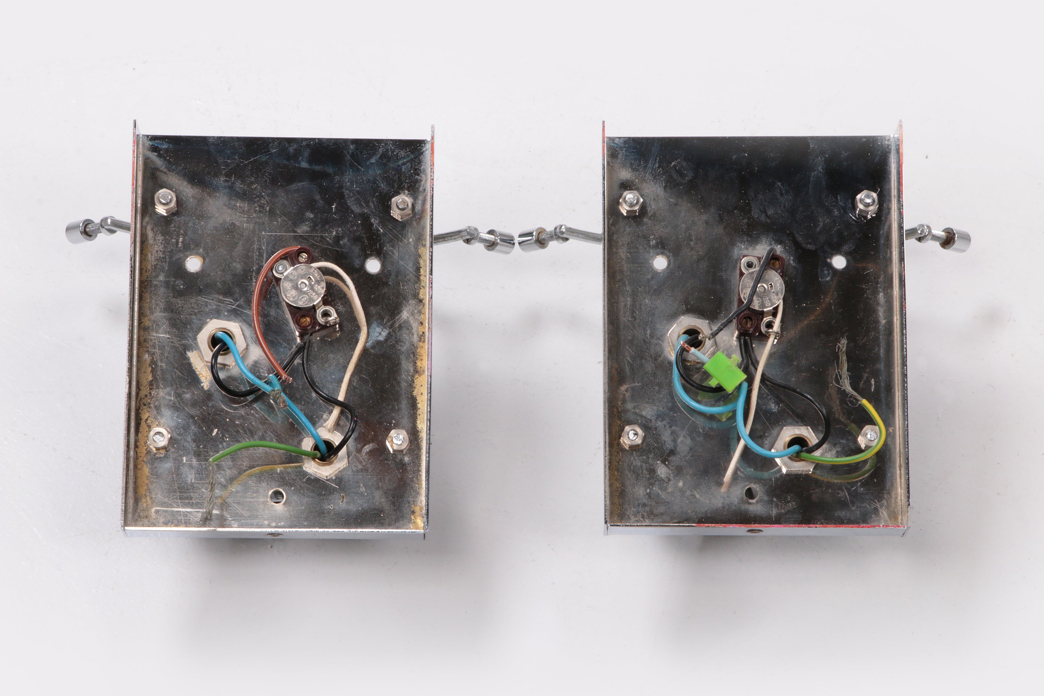 Kinkeldey Set van twee wandlampjes,1970 Duitsland