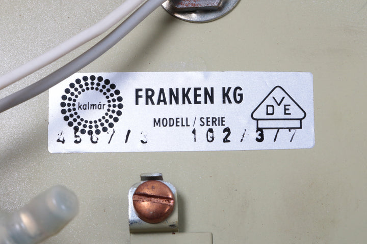 Kristallen ijsglas wandlamp ontwerp van J. T. Kalmar 1960