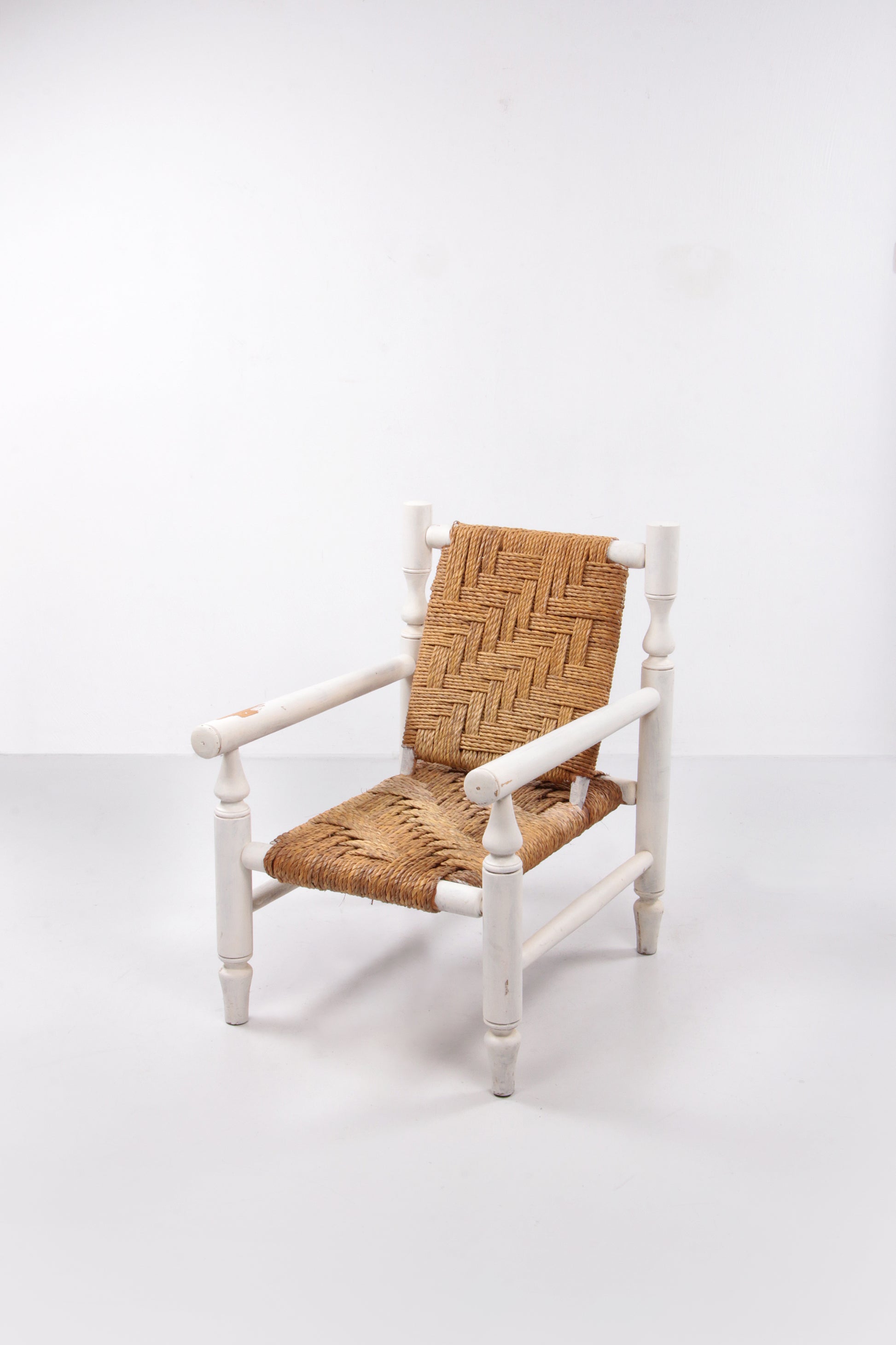 Lounge stoel ontwerp van Adrian Audoux & Freda Minet voor Vibo,1950