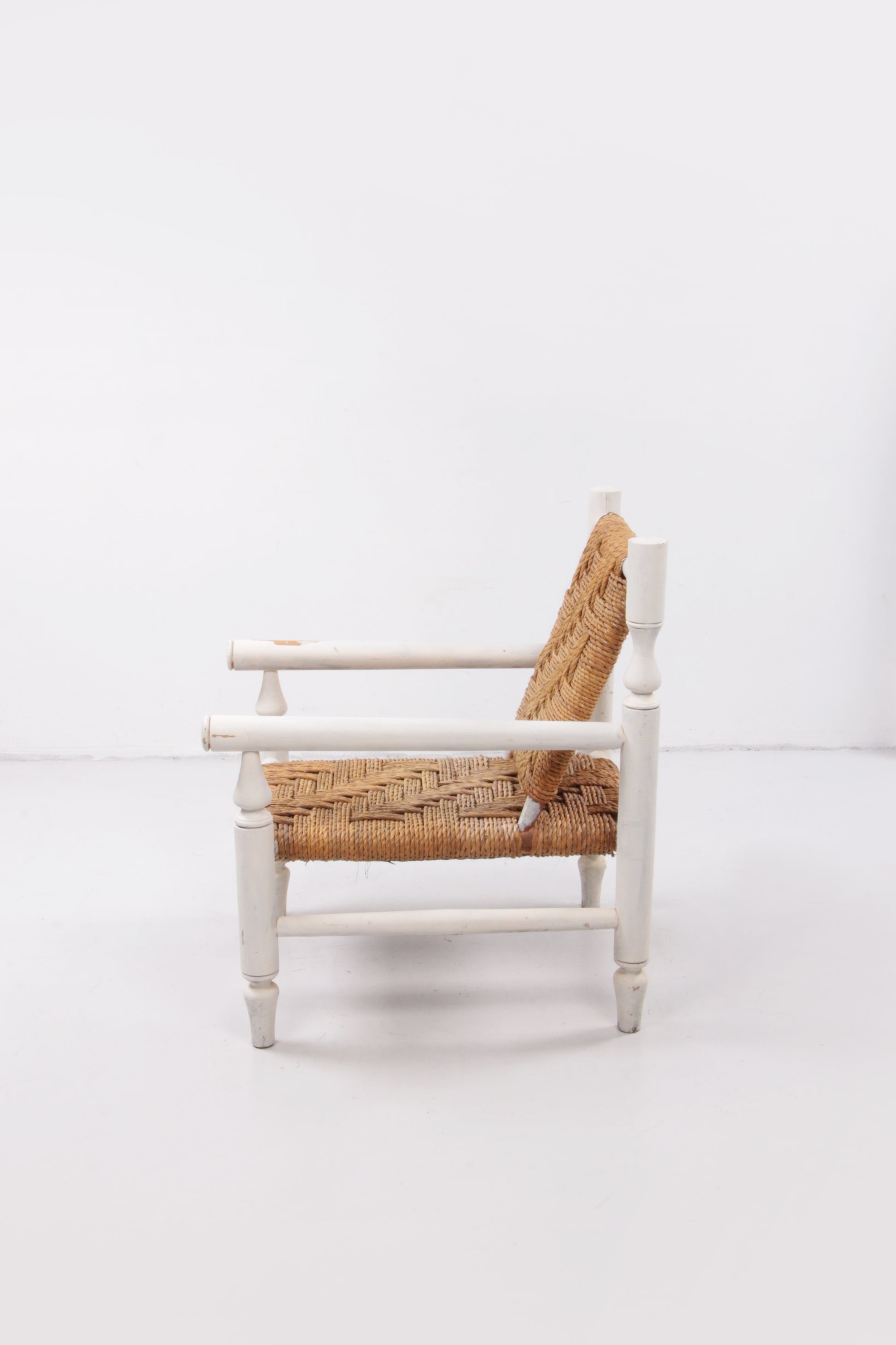Lounge stoel ontwerp van Adrian Audoux & Freda Minet voor Vibo,1950