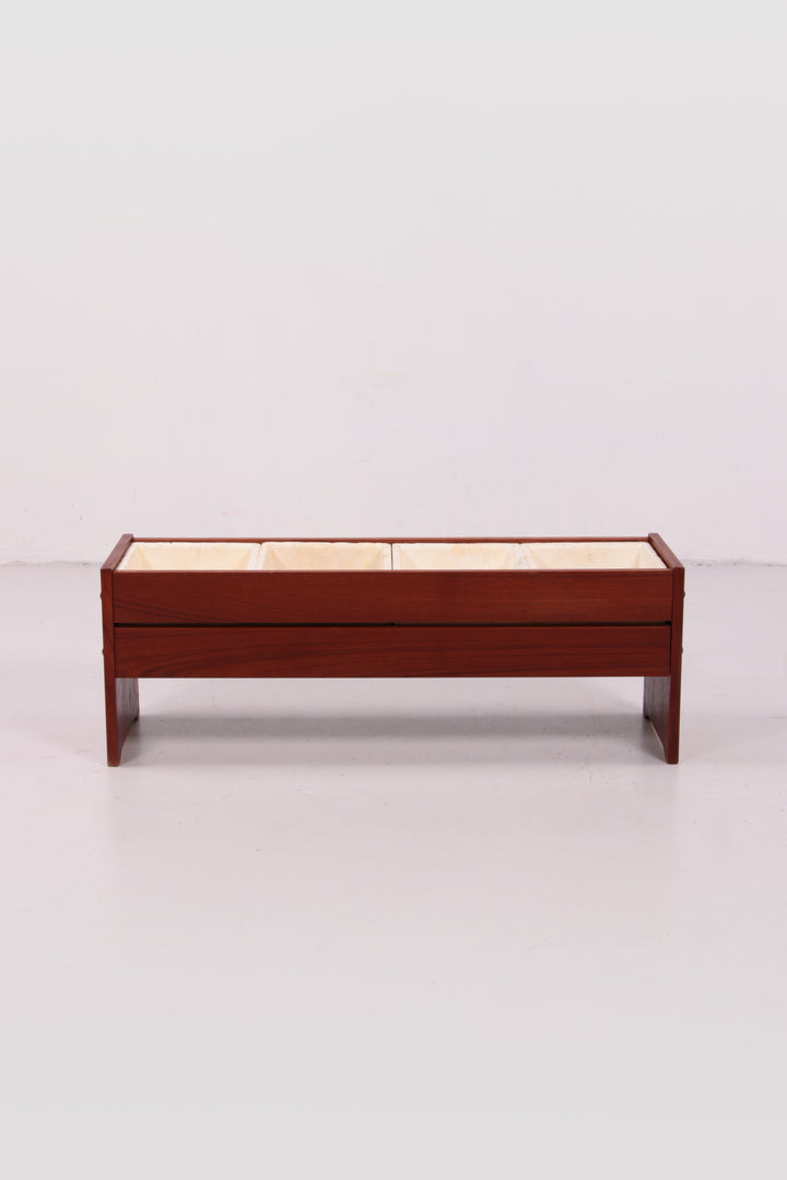 Bohemian stijl teakhouten design plantenbak,1960 Denemarken