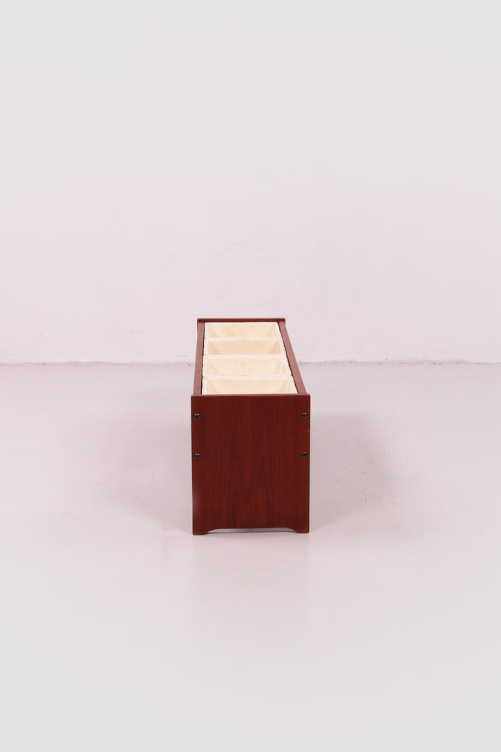 Bohemian stijl teakhouten design plantenbak,1960 Denemarken