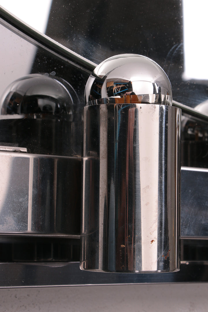 Theater opmaak spiegel met verlichting,1960 Nederland.