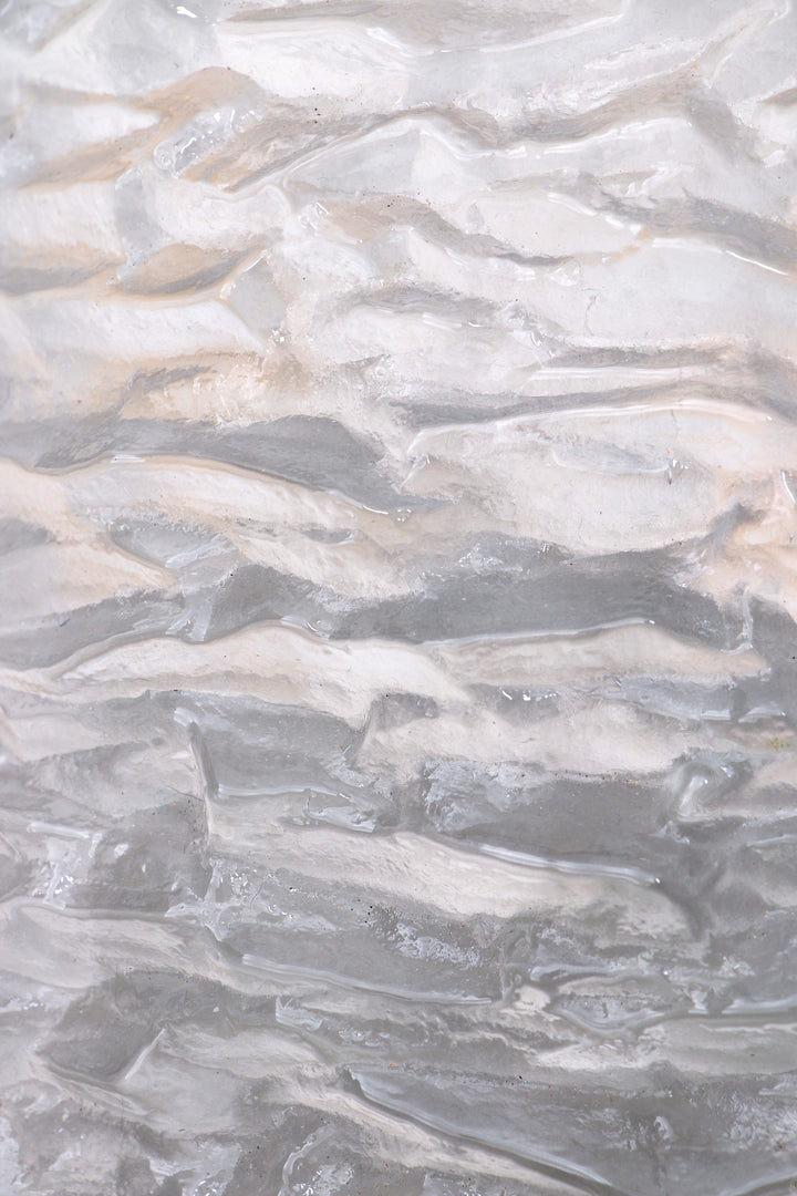 Mooie grote wandlamp van prachtig mat glas,1960 Duitsland