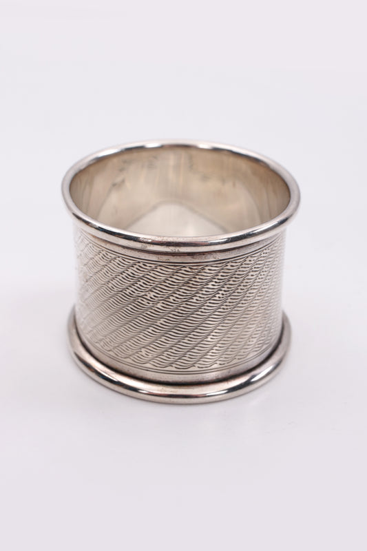 Antique English Silver napkin ring birmingham 1851