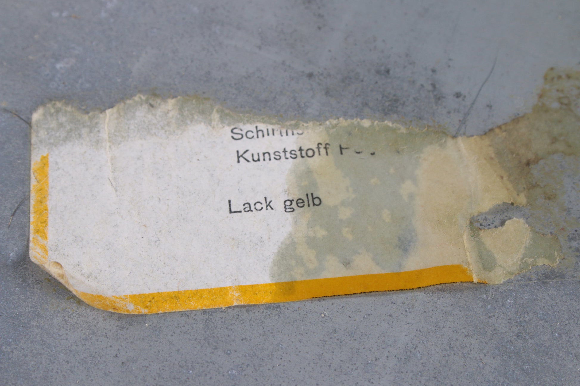 Spage Age Gele Parapluhouder, Schonbuch,jaren 70s detail onderkant