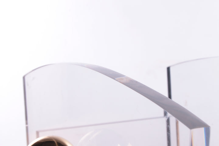 Plexieglas Paraplubak Charles Hollis Jones met messing accenten,