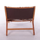 Beautiful Vintage Relax chair upholstered with cowhide,1970s.