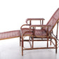 Vintage Rotan en bamboe Lounge chair,1960s