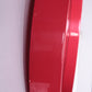 Vintage red round plastic mirror from the 60s.