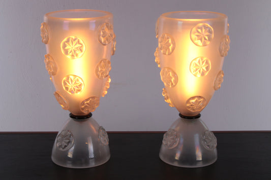  Murano glazen tafellampen van Barovier & Toso, 