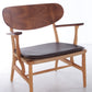 Model CH22 Lounge Chair by Hans J. Wegner for Carl Hansen & Søn voorkant
