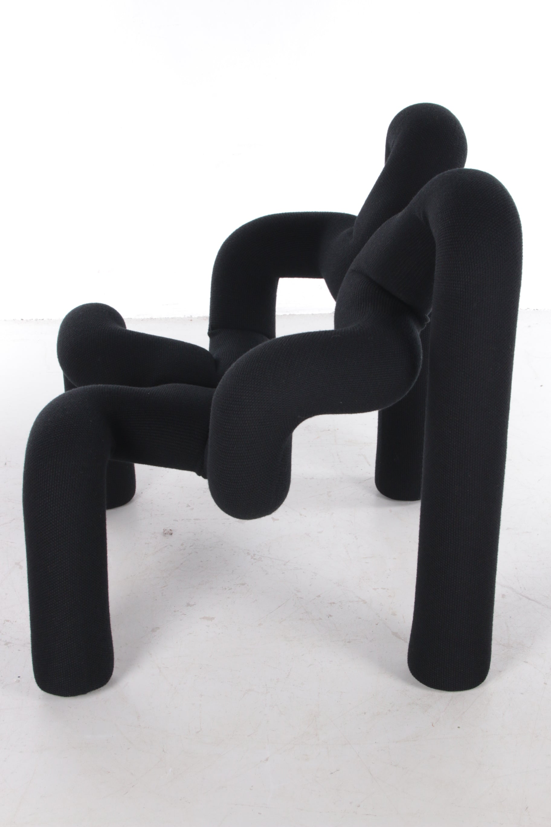 Vintage design chair Terje Ekstrøm Ekstrem lounge fauteuil Stokke Varier zijkant