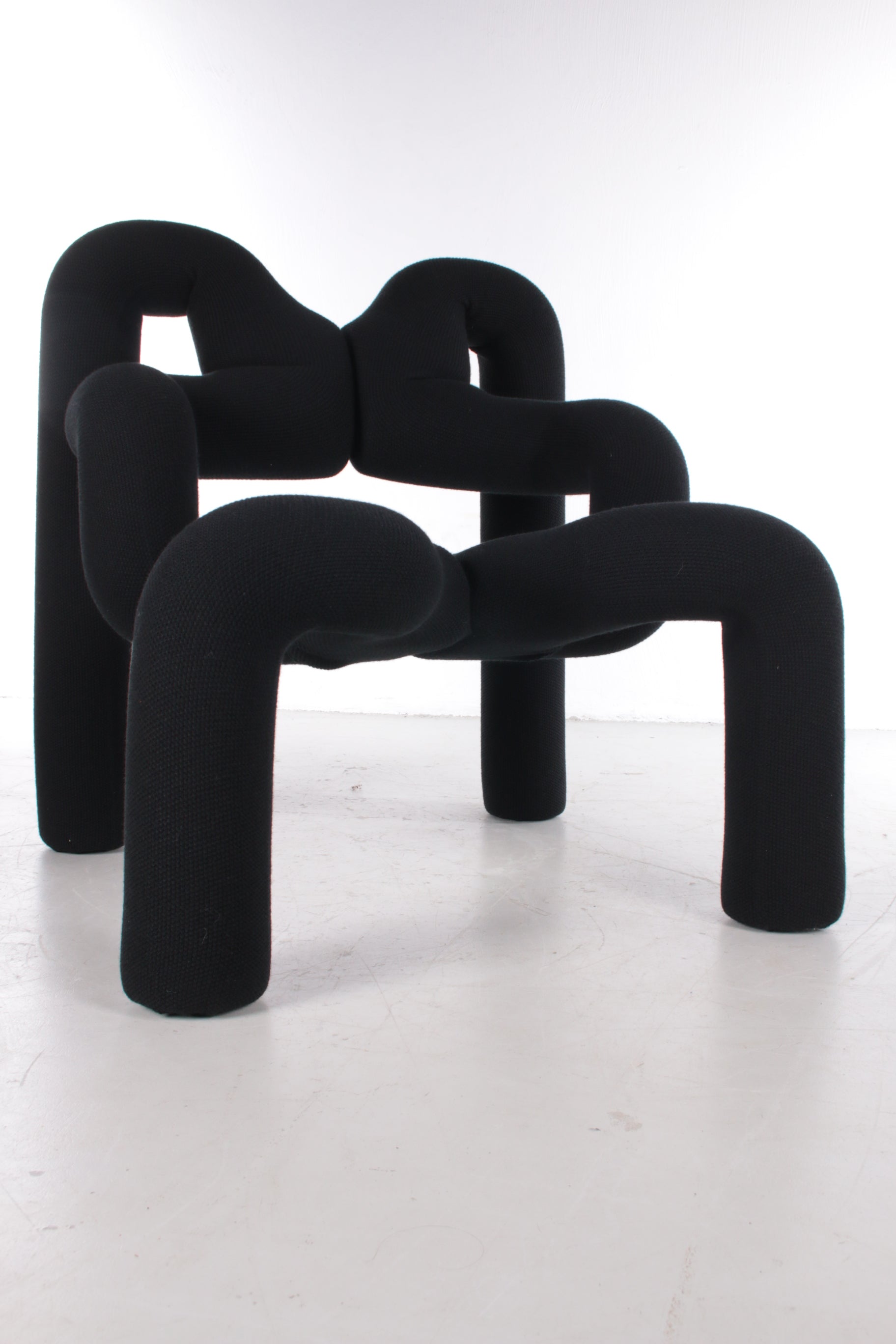 Vintage design chair Terje Ekstrøm Ekstrem lounge fauteuil Stokke Varier voorkant