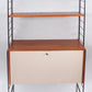 The ladder shelf wall unit by Nisse Strinning for String Design AB, 1950s