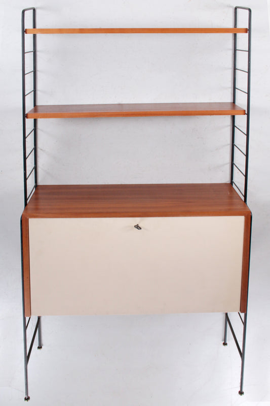 The ladder shelf wall unit by Nisse Strinning for String Design AB, 1950s