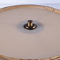 Mooie keramieken gouden tafellamp met orgienelen kap,70s kleine beschadiging