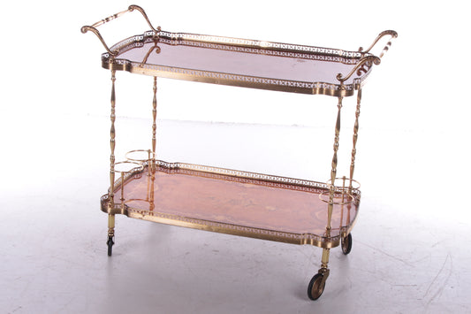  Franse gouden trolley gemaakt in de jaren60.