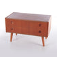 Danish chest of drawers low dresser with two drawers,1960s