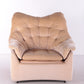 Vintage design lounge chair Velvet from the 70s