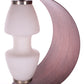 Vintage Designer Franse Vloerlamp met houten lameldetailfoto lamp