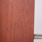 Vintage Pallisander wandkapstok met hoedenplank,1960s detail stempel achterkant hout