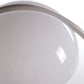 Witte Serpente Vloerlamp van Elio Martinelli voor Martinelli Luce detail bovenkant