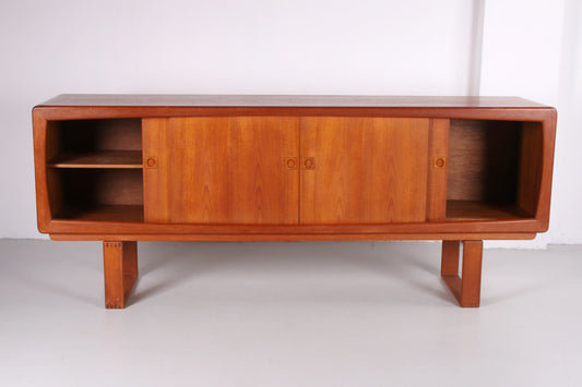 Danish large sideboard with sliding doors by H.W. Klein