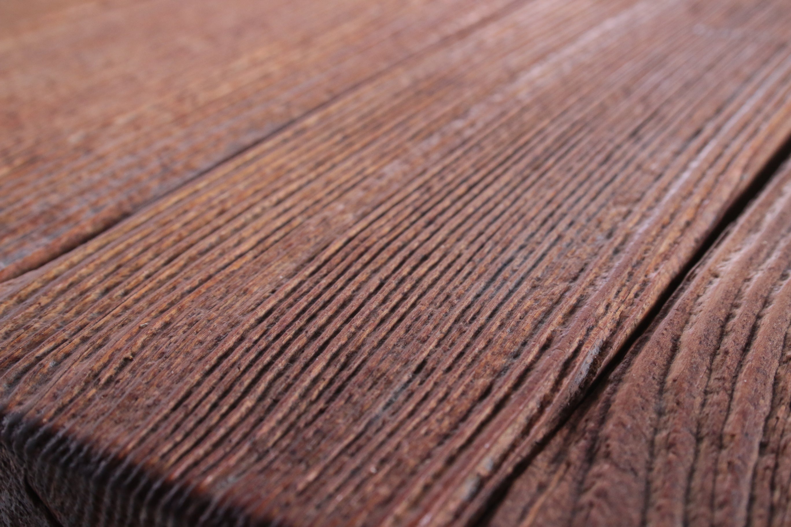 Brutalistische Salontafel van Jens Lyngsoe voor Havdrup Treavarefabrik detail hout