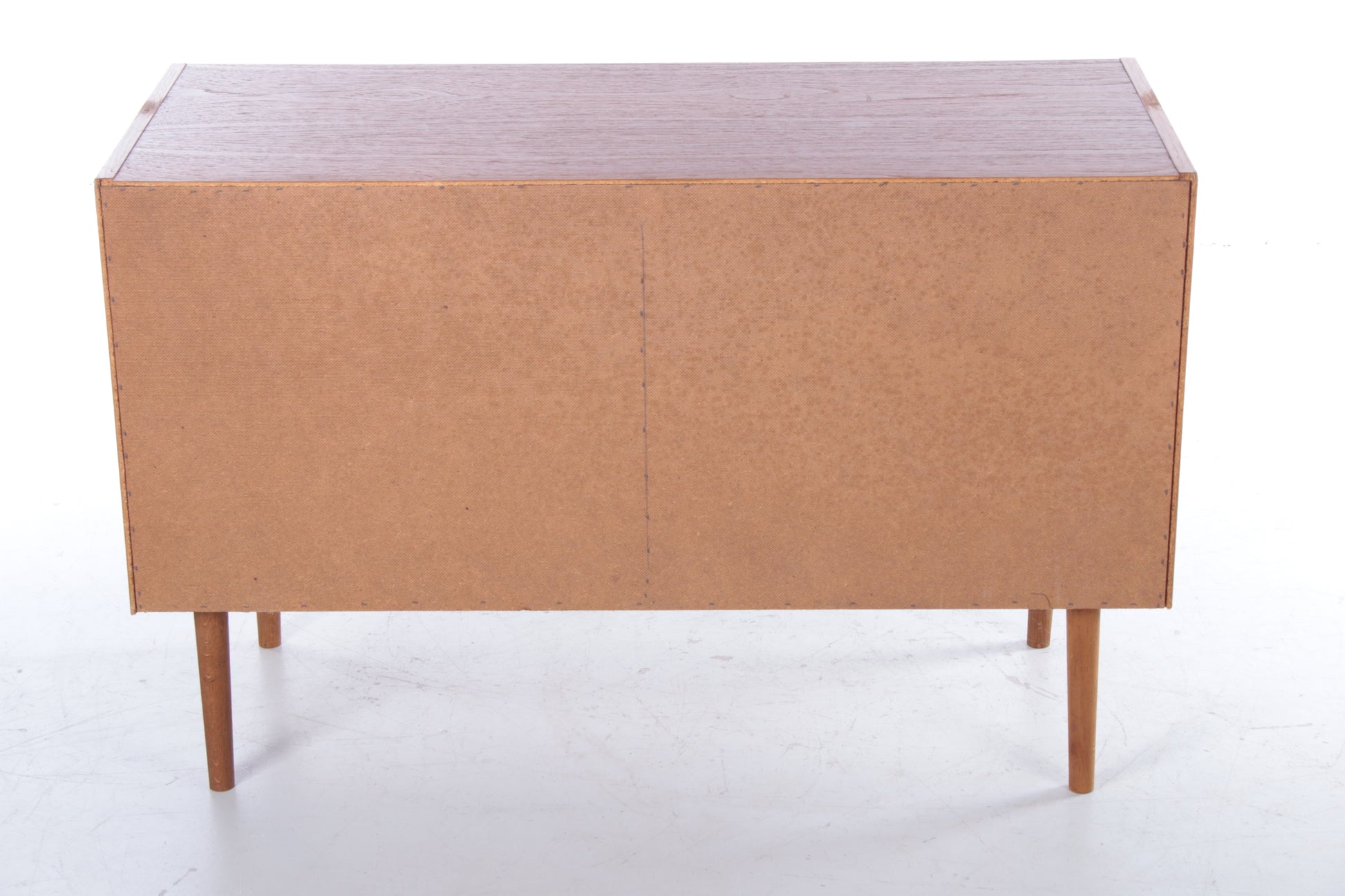 Mid century Sideboard met lades Deens ontwerp,1960s.achterkant