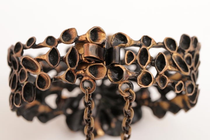 Bronzen Rendiermos armband,Hannnu Ikonen, Finland70s