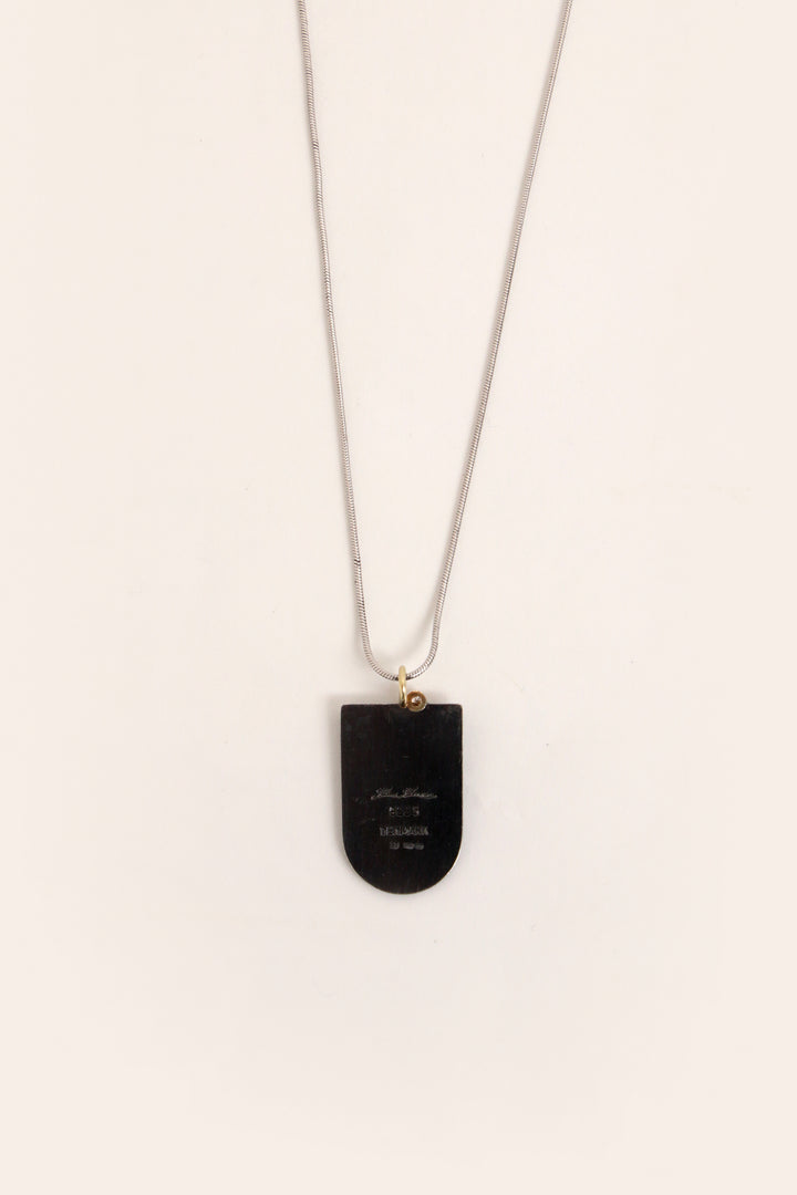 Vintage Hans Hanssen ketting Zilver, 14k goud met diamant