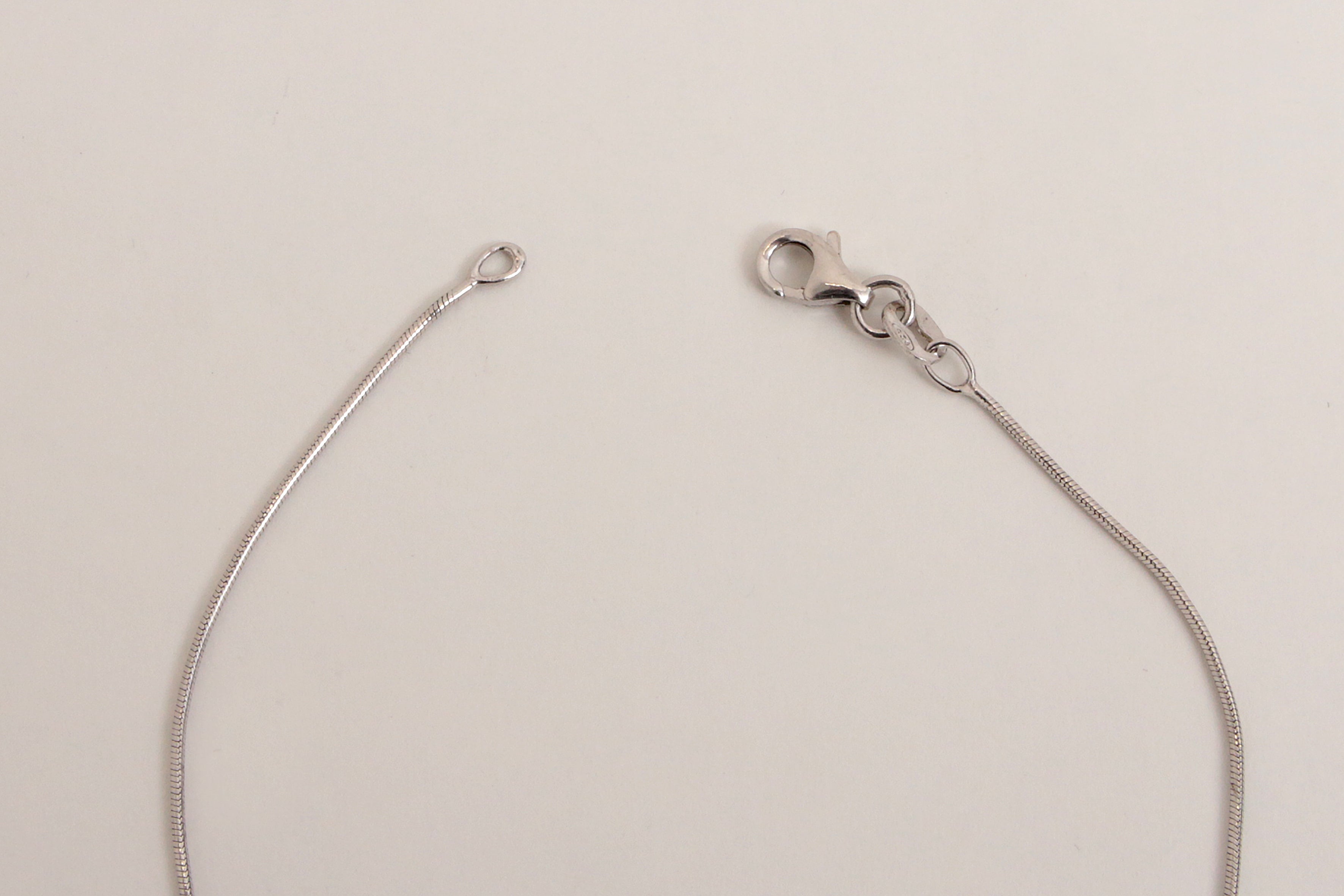 Vintage Hans Hanssen ketting Zilver, 14k goud met diamant