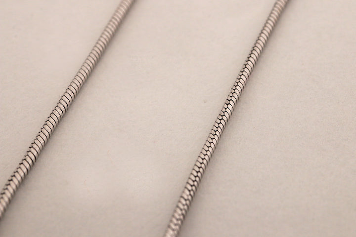 Vintage Hans Hanssen ketting Zilver, 14k goud met diamant