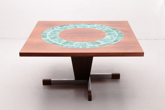 Danish Design coffee table with ceramic tiles, 1960