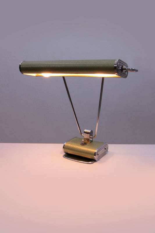 Art Deco Eileen Grey Bureaulamp gemaakt door Jumo,1930s