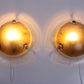 Set of 2 pieces Two-tone Flush Mount by Peill and Putzler, 1970s