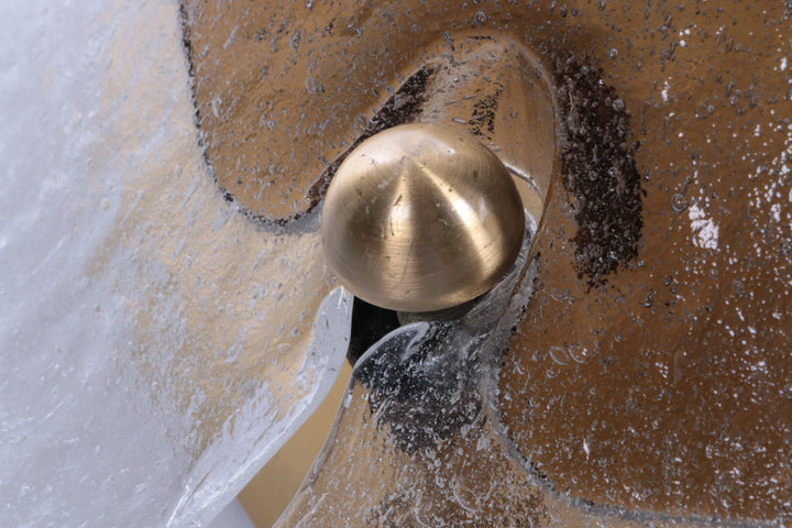 Set of 2 Two-Tone Flush Mount Ceiling Lights by Peill and Putzler, 1970s